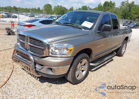 2007 Dodge Ram 1500 Slt из США, поврежденный, VIN 1D7HA18P87S141779